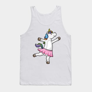 Unicorn is dancing at the ballet Tank Top